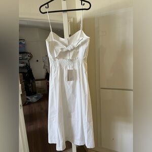 [New] & Other Stories white cami dress with bow tie at back